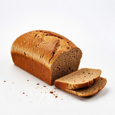 Sliced Whole Grain Bread Loaf