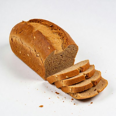 Sliced Whole Grain Bread Loaf