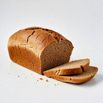 Sliced Whole Wheat Bread Loaf