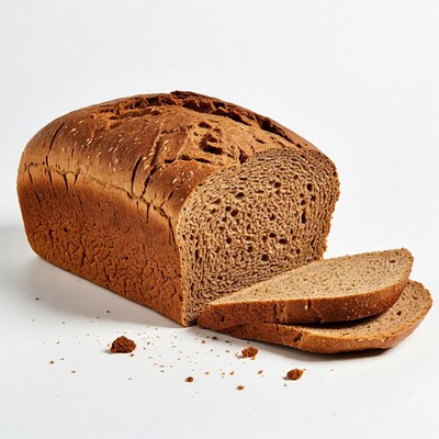 Sliced Whole Grain Bread Loaf