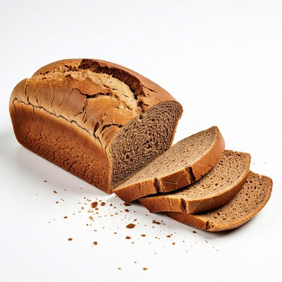 Sliced Whole Wheat Bread Loaf