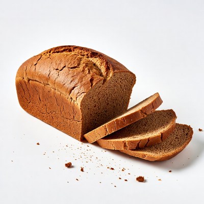 Sliced Whole Wheat Bread Loaf