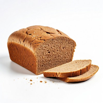 Sliced Whole Wheat Bread Loaf