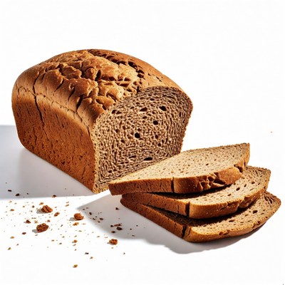 Sliced Whole Grain Bread Loaf