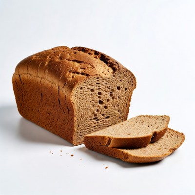 Sliced Whole Wheat Bread Loaf
