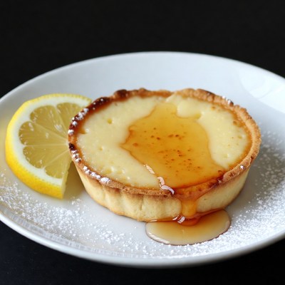 Lemon Drizzle Custard Tart