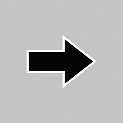 Black right arrow icon