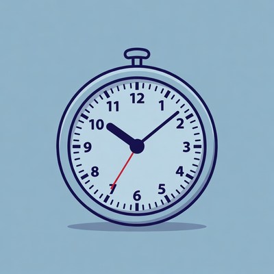 Stopwatch showing 1:05