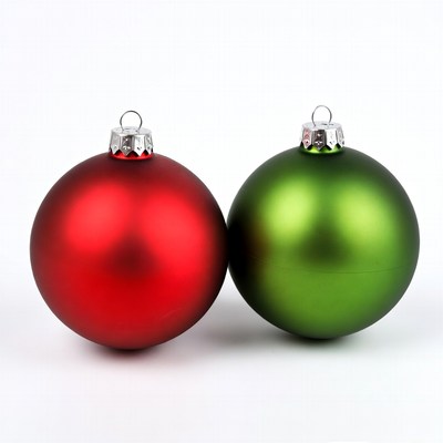 Red and Green Christmas Ornaments