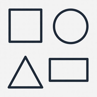 Square Circle Triangle Shapes