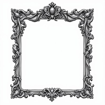 Ornate Vintage Picture Frame