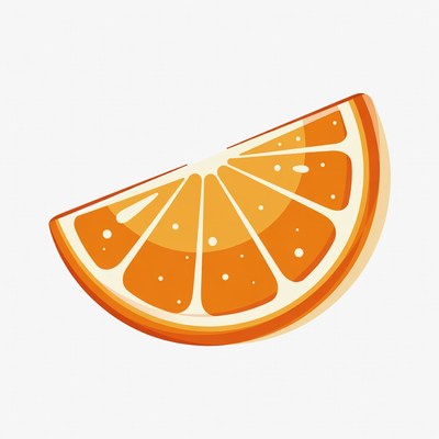 Sliced Orange Illustration