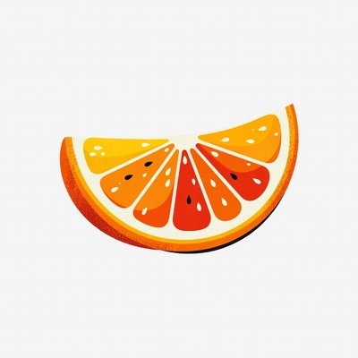 Sliced Orange Illustration