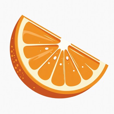 Sliced Orange Fruit