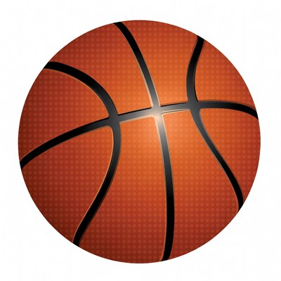 Orange Basketball Illustration