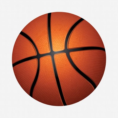 Orange Basketball Illustration