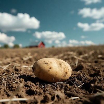 Potato on Farm Field