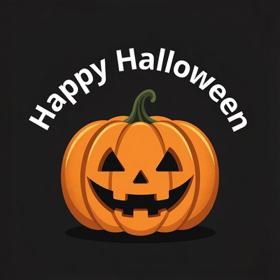 Happy Halloween Jack-o-Lantern