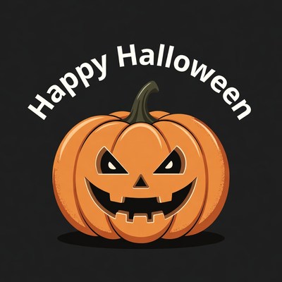 Happy Halloween Jack-o-Lantern