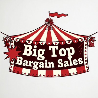 Big Top Bargain Sales Circus Tent