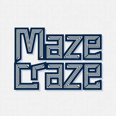 Maze Craze Text Design