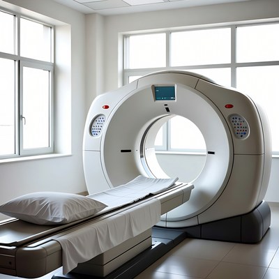 CT Scanner in Hospital Room