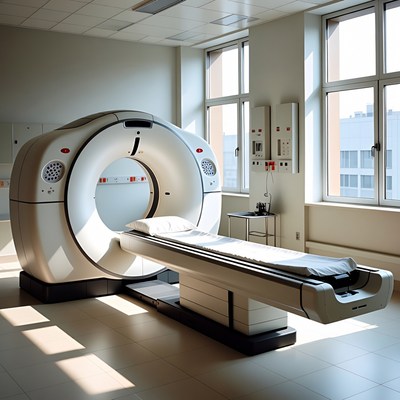CT Scanner in Hospital Room