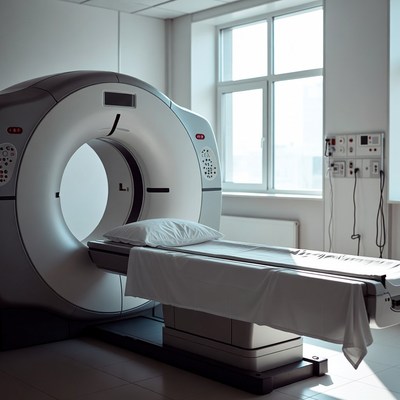 CT Scanner in Hospital Room