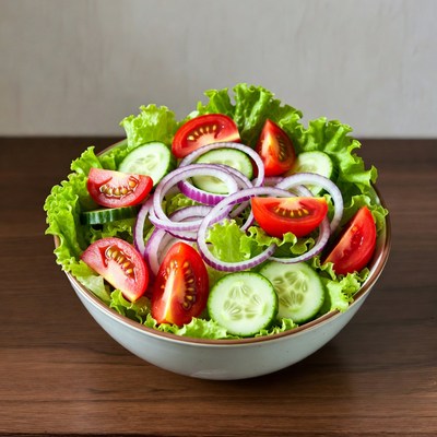Fresh Garden Salad in Bowl