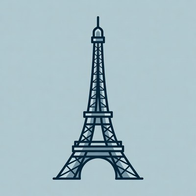 Eiffel Tower illustration