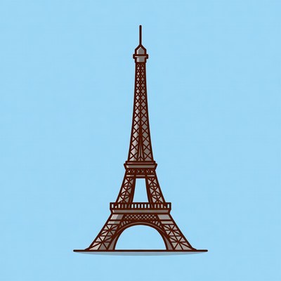 Eiffel Tower illustration