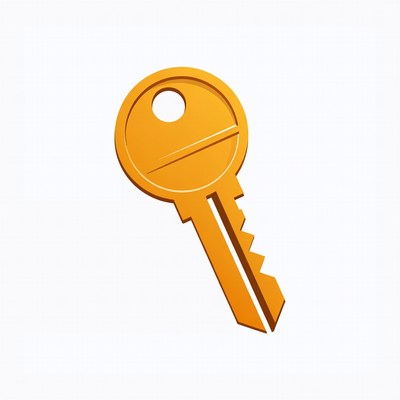 Golden Key Illustration