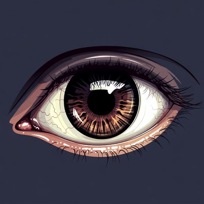 Close-up Brown Human Eye