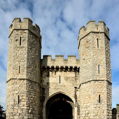 Medieval Stone Castle Gatehouse
