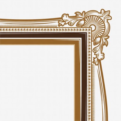 Ornate Gold Picture Frame