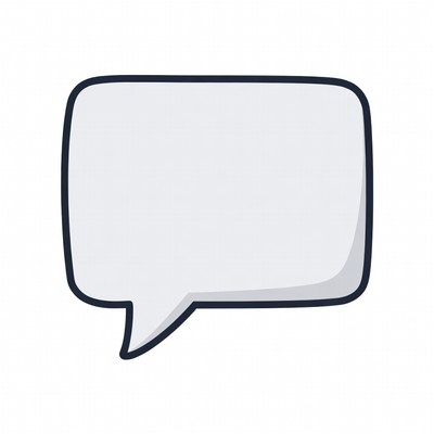 Blank Speech Bubble Illustration