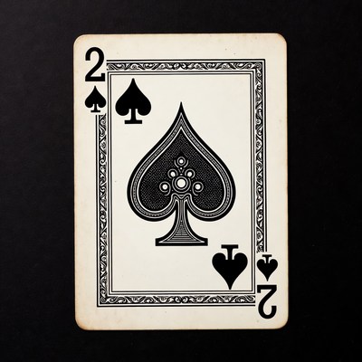Two of Spades Playing Card