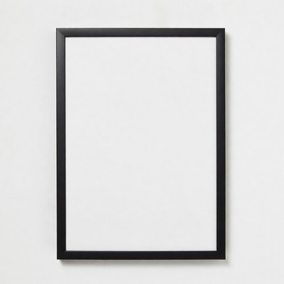 Empty Black Picture Frame