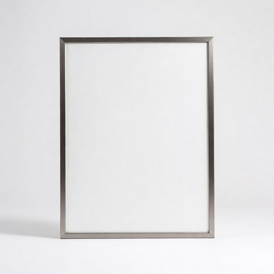 Empty White Picture Frame