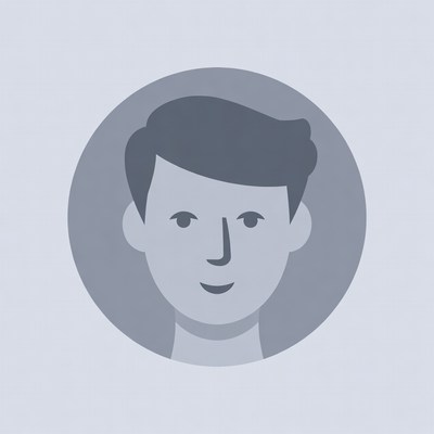 Smiling man avatar illustration