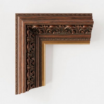 Ornate Wooden Picture Frame