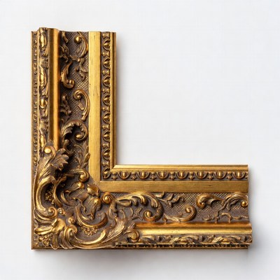 Ornate Gold Picture Frame Corner