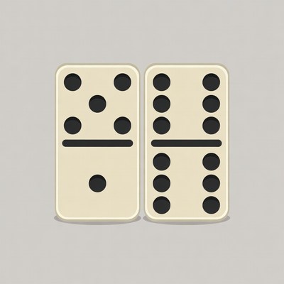 Double Six Domino Tiles