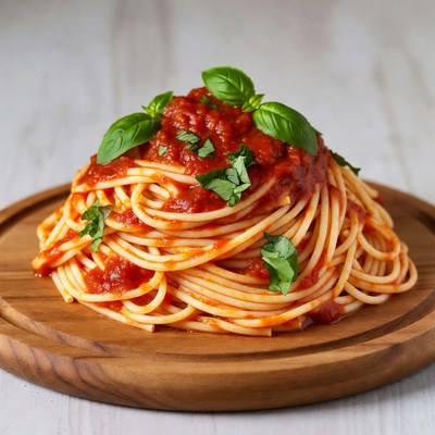 Spaghetti with Tomato Sauce