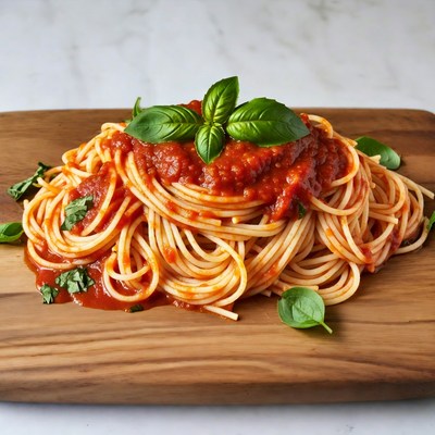 Spaghetti with Tomato Sauce