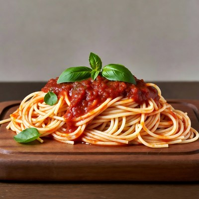 Spaghetti with Tomato Sauce