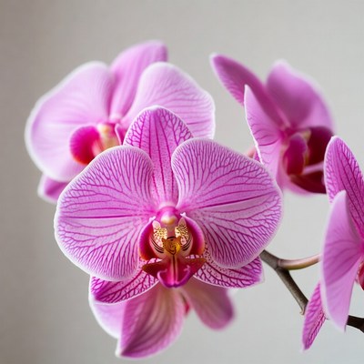 Pink Phalaenopsis Orchid Bloom