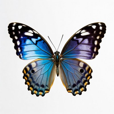 Blue Morpho Butterfly Wings Spread