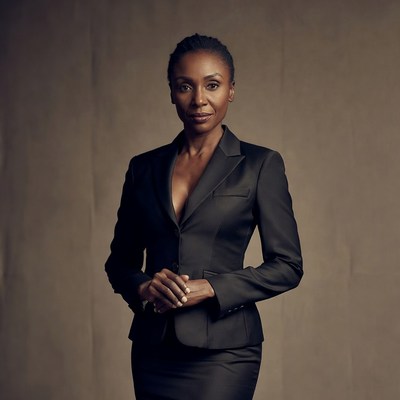 African-American woman in black suit