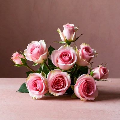 Pink Roses Bouquet